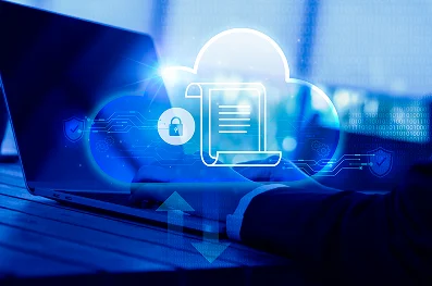 sovereign cloud technology and data security concept
